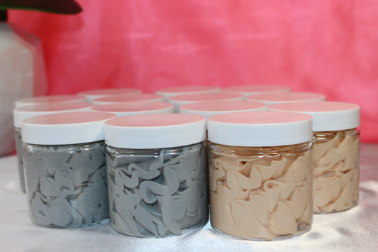 (14) 4oz (no label) Men’s body butters