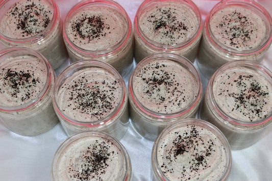 (10) 8 oz Mocha Barbie Coffee Scrub