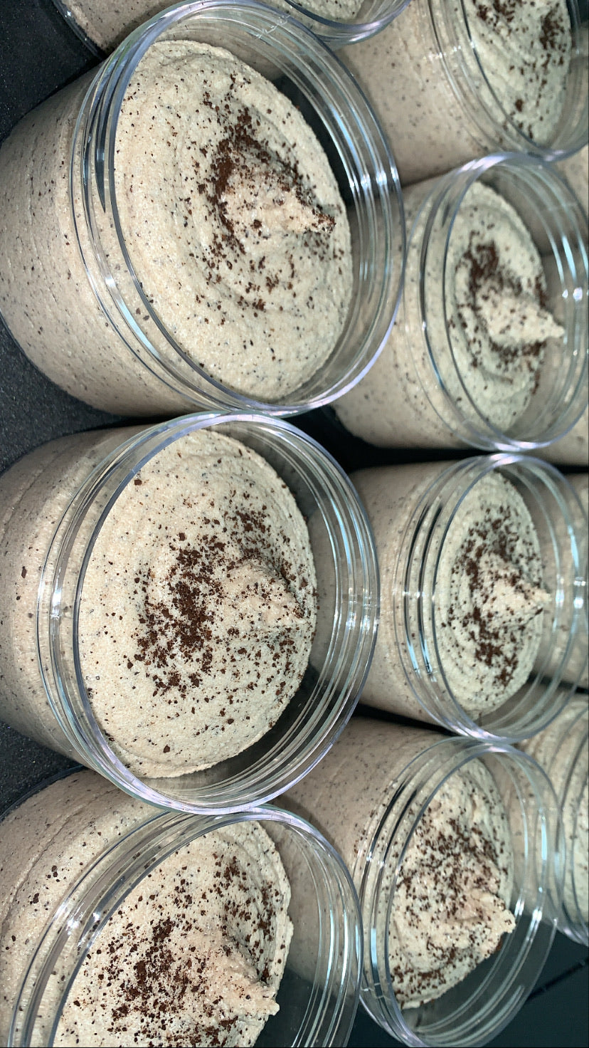 (10)  8 oz Mocha Barbie Coffee Scrub